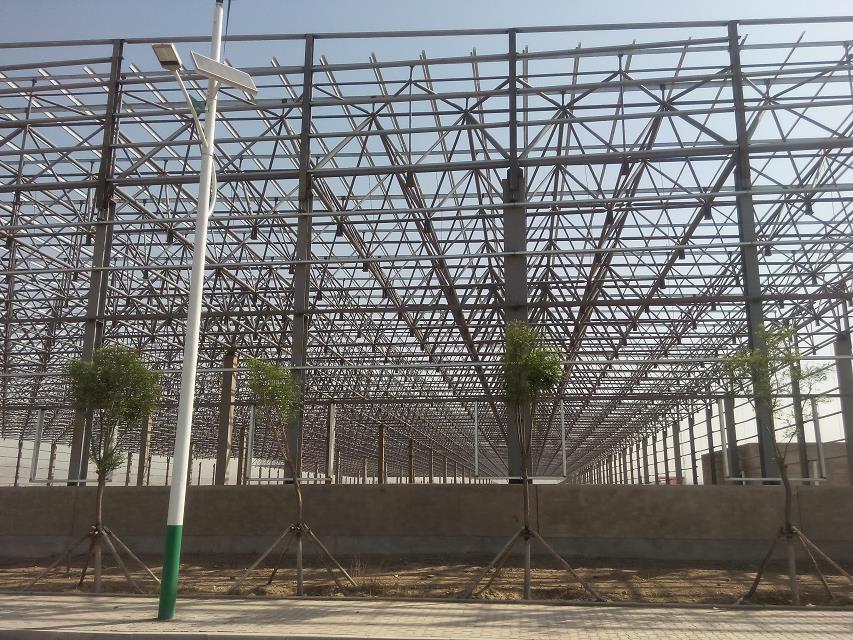 廊坊汽车工业厂房网架